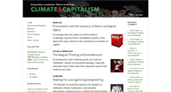 Desktop Screenshot of climateandcapitalism.com