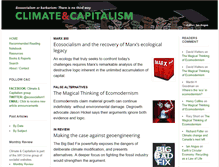 Tablet Screenshot of climateandcapitalism.com